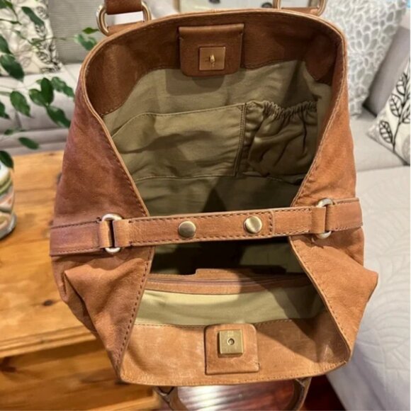 GIVENCHY Borse Distressed Leather Satchel Tote Bag - Picture 5 of 10